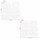 200 Piece Numbers Characters For Felt Letter Board For Changeable Letter Board