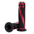 5  Motorcycle Bike Handlebar Hand Grip Ccmfort Rubber GEL CNC Aluminum