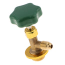 Low Pressure Dispensing Valve Bottle Opener 1/2 SAE Adapter for R134a Green