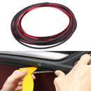 Red 5 Meter Flexible Car Interior Dashboard Decoration Moulding Trim Strip Line