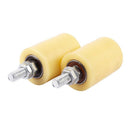 2PCS 50X70Mm PP Steel Flat Roller Bearing Guiding Wheel 6201 M12 Screw for  F9N7