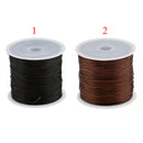 60M Salon Crystal Elastic String for Hair Thread Making Weaving Wig Black 5x