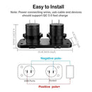 Qc 3.0 Usb Power Socket Car 12V / 24V,Quick Charge 3.0 Car Charger Receptac