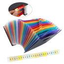 24 Pockets Expanding File Folder Large Space Design A4 Filing Folders Box F J6Q8