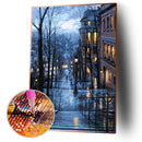 Street 5D DIY Diamond Painting Full Round Drill Cross Stitch Craft (L1032)