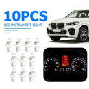 10pcs T5 B8.5D LED Car Light Auto Dashboard Instrument Light Bulbs Lamp White