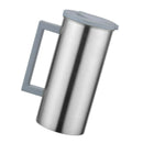 Stainless Steel Pitcher Water Jug for Cold Water, Ice Tea, Juice, Grey 1.8L