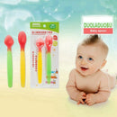 2pcs baby temperature spoon color changing newborn spoon baby feeding warm  X9V7