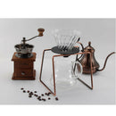 Manual Pour Over Drip Coffee Tea Leaf Filter Holder Stand Rack Bronze
