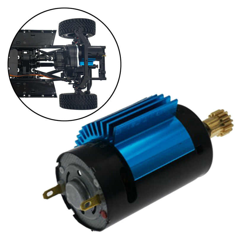 390 Motor W/ Metal Gear Heatsink for MN86 MN86K MN86KS RC Car Upgrades Parts