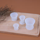 4Pcs/set Dental flexible silicone mixing cup dental silicone rubbermixingbowl M&