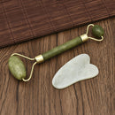 Natural Jade Guasha Facial Beauty Massage Tool Jade Roller Face Thin massager//