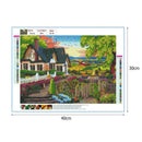 5D DIY Full Drill Diamond Painting Scenery Cross Stitch Embroidery Mosaic