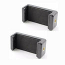 2Pieces Black 5.5-8cm Mobilephone Tripod Adapter Clip Clamp High Quality