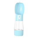 Portable Pets Dog Puppy Water Bottle Drinking Feeder Outdoor Walking Travel Blue