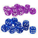 20Pcs Plastic Dices D6 Dotted for Dungeons and Dragons D&D RPG Game Player