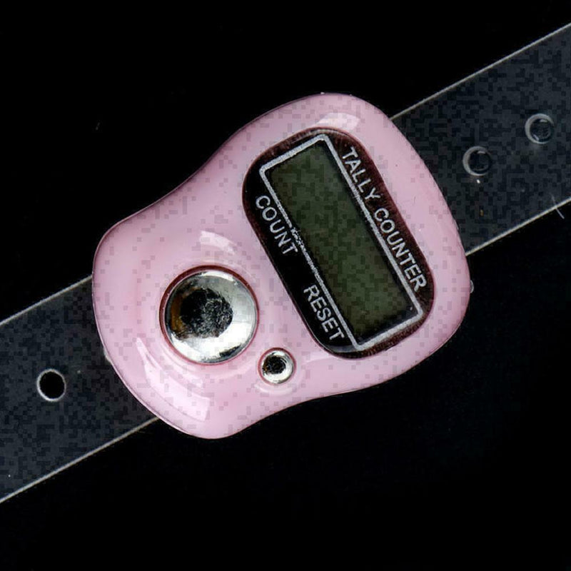 Electronic Row Counter Finger Ring Golf Digital Marker LCD Tally I7K7 W2T9 T8G1