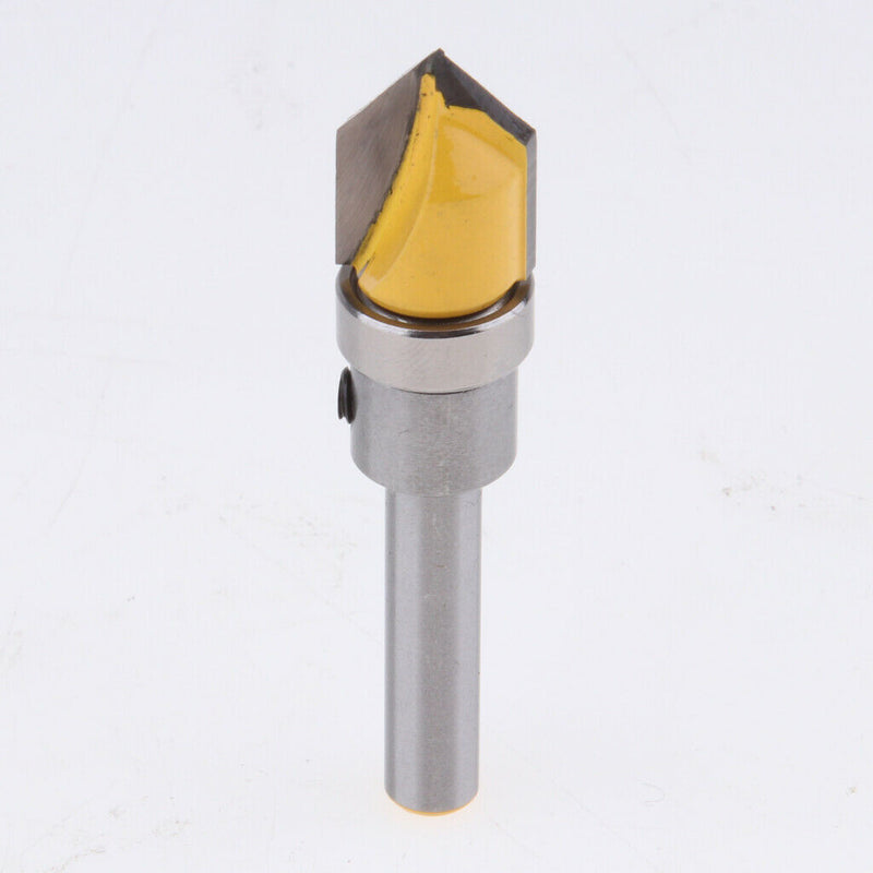 4Pcs Mortise Flush Trim Template Router Bit - 1/4-inch Shank, Highly