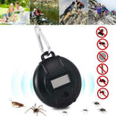 Solar Powered Ultrasonic Pest Repeller In/Outdoor Mosquitoes Pest Control