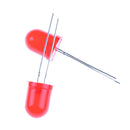 20pcs 10mm Red Emitting Diode Light Bright LED 3V 2-PinsV3 S Ew