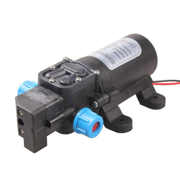 DC 12V 60W Mini Micro Diaphragm High Pressure Water Pump Automatic Switch 5L/min