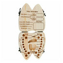 Milk Teeth Storage Wooden Umbilical Lanugo Save Collect Baby Kid Gifts Souvenirs