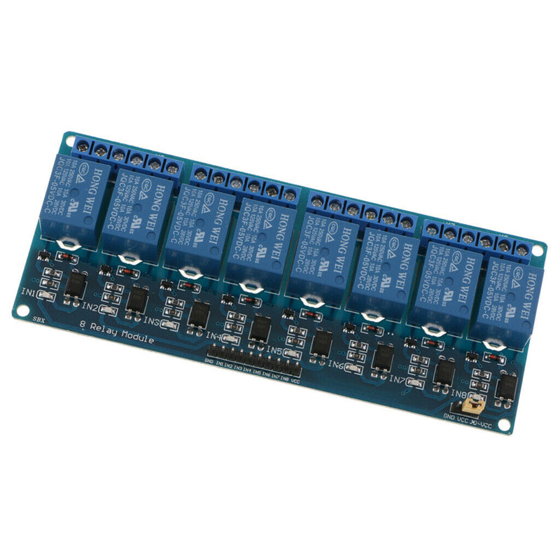8 Channel DC 5V Relay Module for    Raspberry Pi DSP AVR PIC ARM