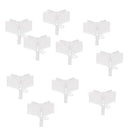 10pcs Fishing Treble Hooks Cover Protector Case Plastic Cap Tackle