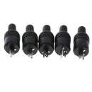 5 Pieces Replacement Power Connector Plug - Male Plug Replacement Cord Outlet