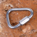 3pcs Climbing Carabiners Safety Harness Connector Buckles Outdoor Hardware