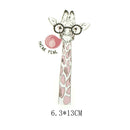 giraffe iron on patches heat transfer stickers for clothing heat pressAppliqueZ
