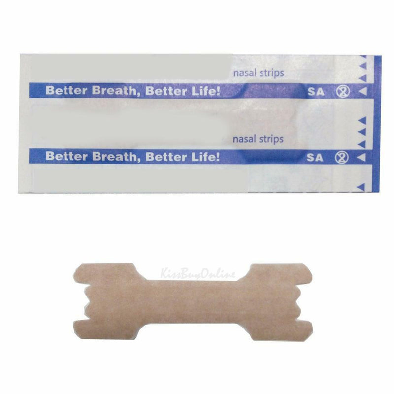 100pcs Better Breath Nasal Strips Large Right Aid Way to Stop Snore 55 X 16mm