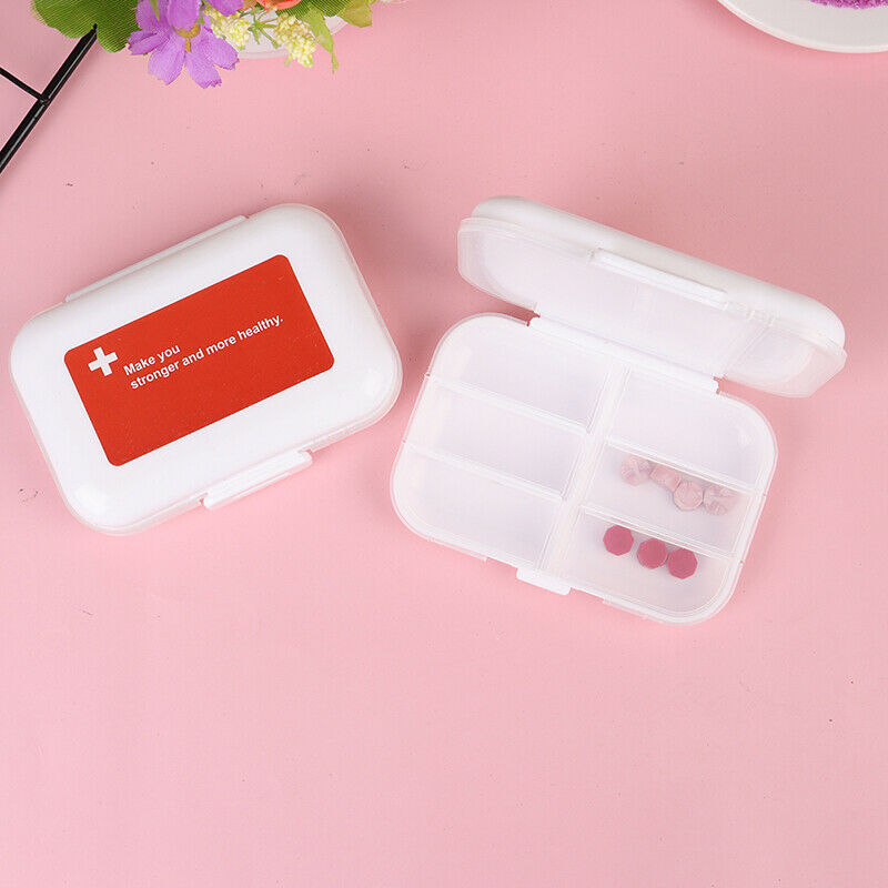 Portable 8-grid Small Pill Box Medicine Organiser Travel Storage Dispenser C Nw