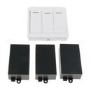433Mhz Wireless RF Switch 164ft Long Range AC85-250V 3 Channel Wireless Remote
