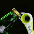 Green and white 5-in-1 multi-function bottle opener can opener soda beer op Y0B8