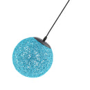 2x 20cm Rattan Woven Ball Pendant Lampshade Hanging Ceiling Green & Blue Lamp