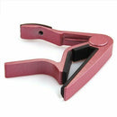 Metal Quick Change Key Capo Clamp for Acoustic Electric Guitar Pink M9M7