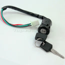 Ignition Key Switch Lock Electric 4 Wire 2 Key Motorcycle ATV Dirt Bike Scooter