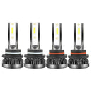 9005+9006 240W 25800LM Combo LED Headlight High/Low Beam 6000K White 4 Bulb