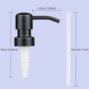 Soap Dispenser Replacement Pump,4Pack Rust-Proof Stainless Steel with Black