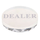 Acrylic Round Professional Poker Dealer Buttons for Casino Card Games 56mm