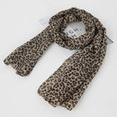 Women Fashion Leopard Printed Scarf Autumn Chiffon Long Shawls Scarves