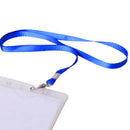 Blue Long Multipurpose Portable Durable Hanging Neck Work Permit Lanyard