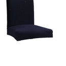 Removable Stretch Slipcovers Dining Stretch Spandex Chair Seat Cover - Black