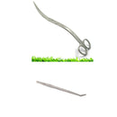 Set Of 2 Aquarium Live Tank Maintenance Curved Tweezers Scissors