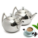 Stainless Steel Teapot Tea Pot With Infuser Coffee Tea Leaf Filter Herbal 2L