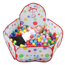 Baby Children Kids Outdoor Indoor Playing House Tent Pool+25pcs Ocean Balls