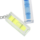 Mini green acrylic spirit level key ring key chain tool gadget novelty gisp