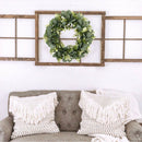 17inch Door Wreath Home Wall Window Front Door Green Leaf Garland Celebration