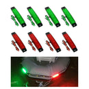8 PIECES Red Green Boat Navigation LED Stern Lights Marine Starboard Light 12V
